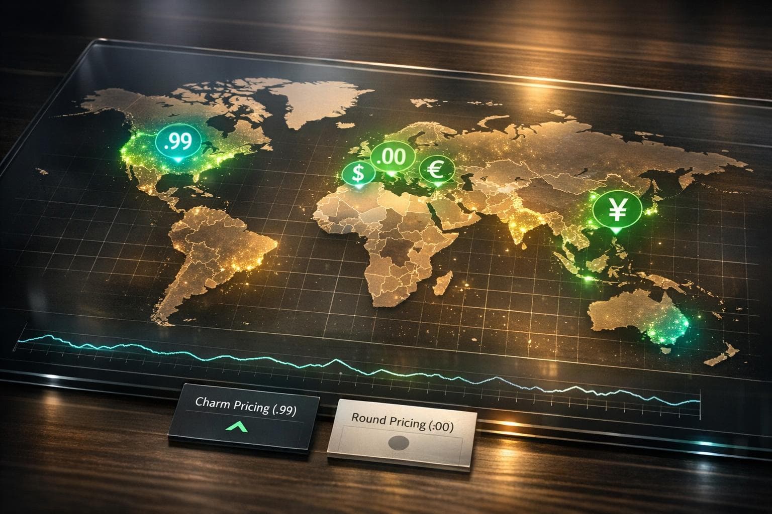 Charm Pricing vs. Round Pricing by Country