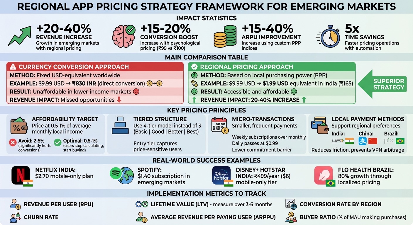 Regional App Pricing Strategy Framework for Emerging Markets