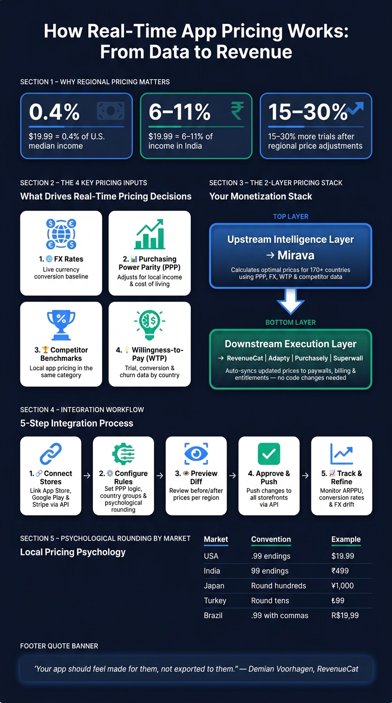 Real-Time App Pricing: Integration Workflow & Key Benefits